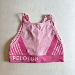 Peloton Pink High Neck Sports Bra